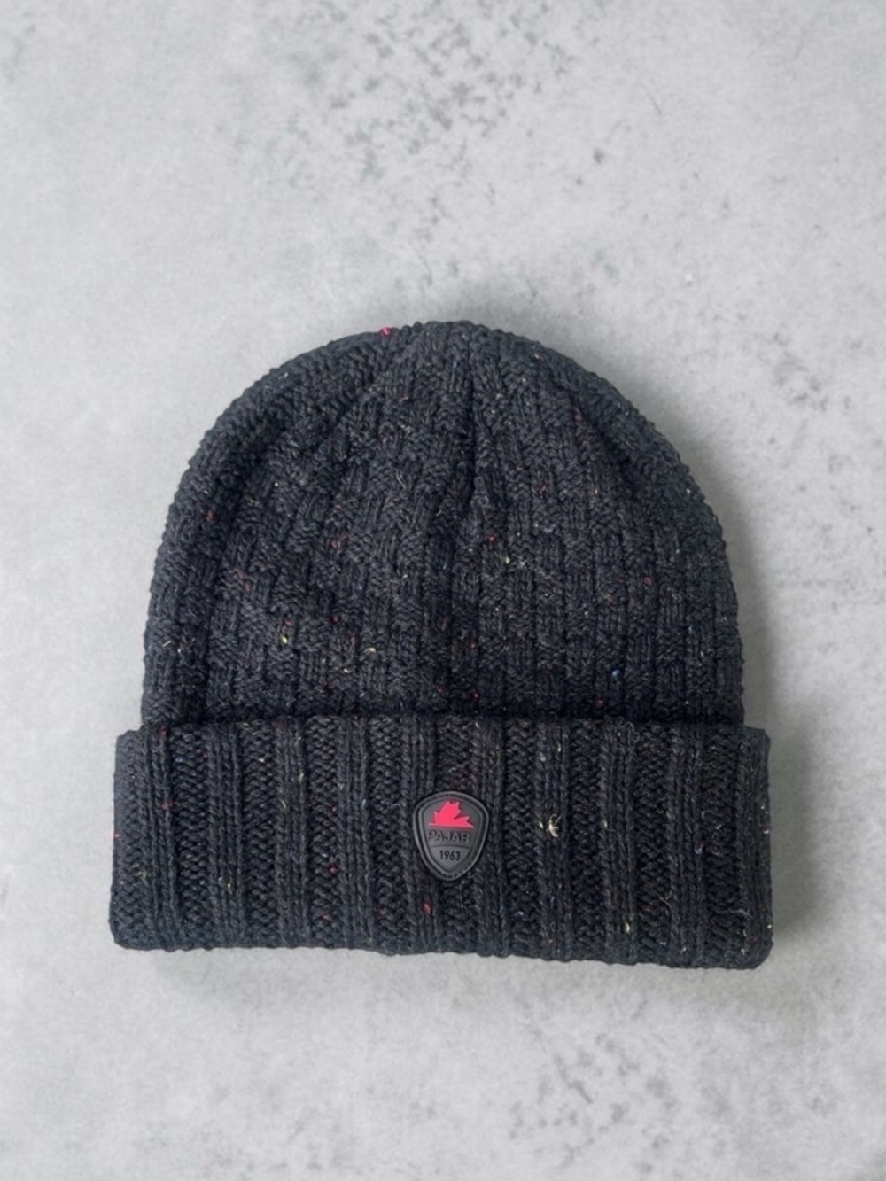 Pajar Knitted Beanie Winter Hat Black Men's One Size NWOT